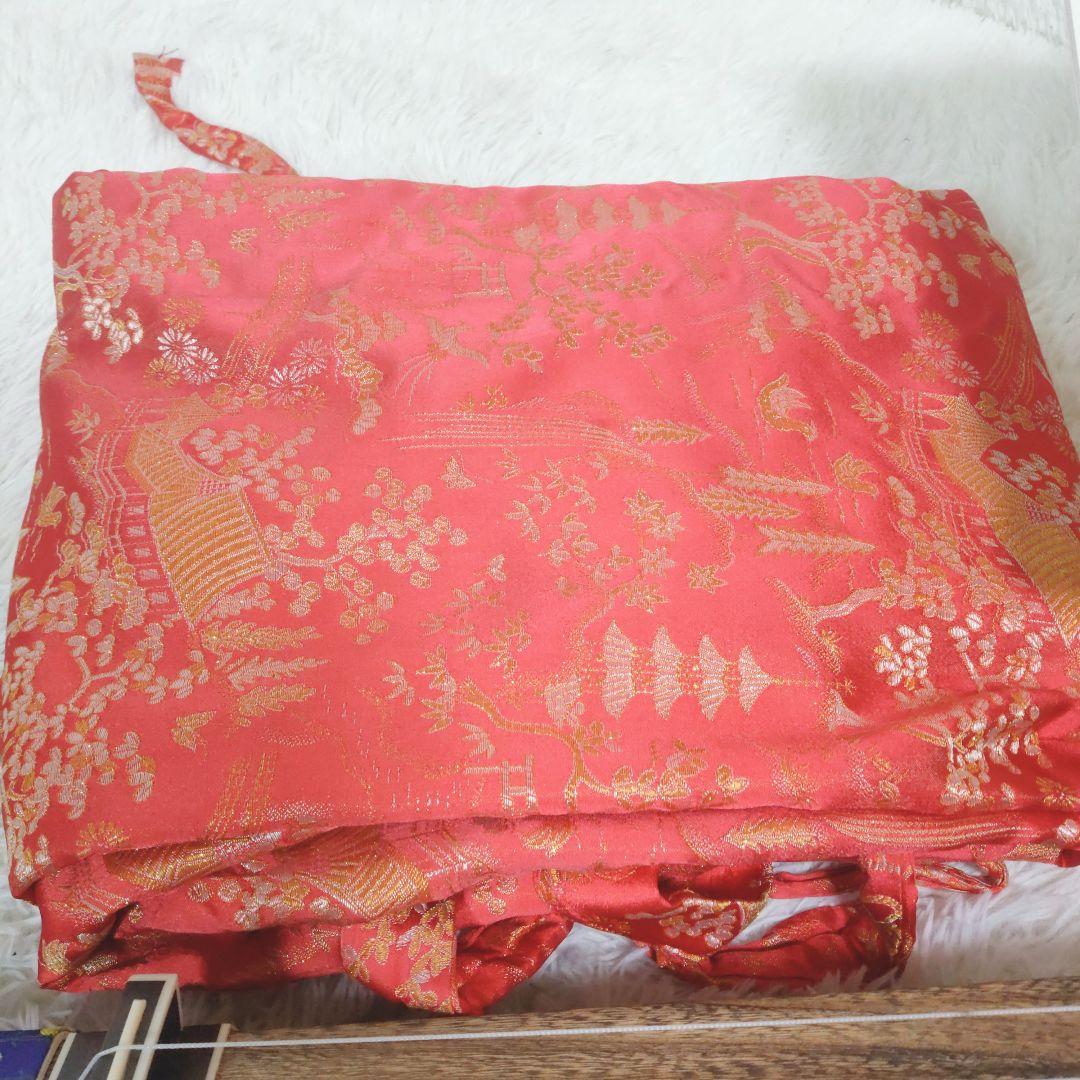 【美品】十三弦琴　和楽器　弦楽器 すだれ彫り 高級琴柱付き