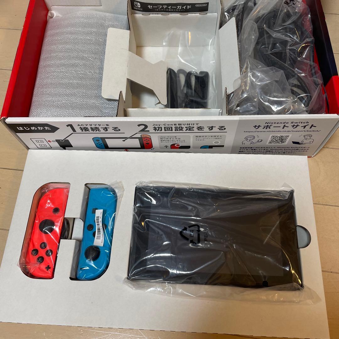 Nintendo Switch 本体（ネオンブルー）　箱付き➕おまけ　欠品あり