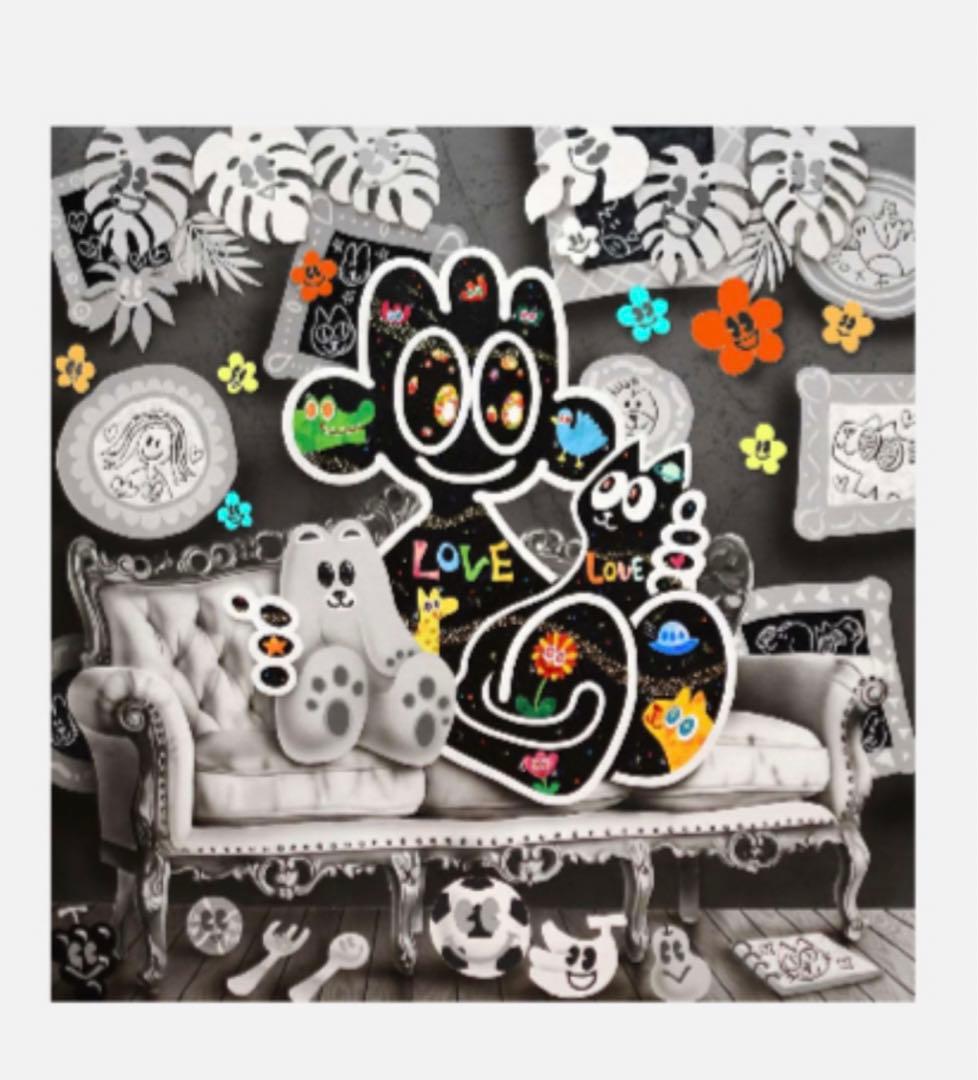 戸田悠理　Yusuke Toda 版画作品　ED15 ジグレー　シルクスクリーン