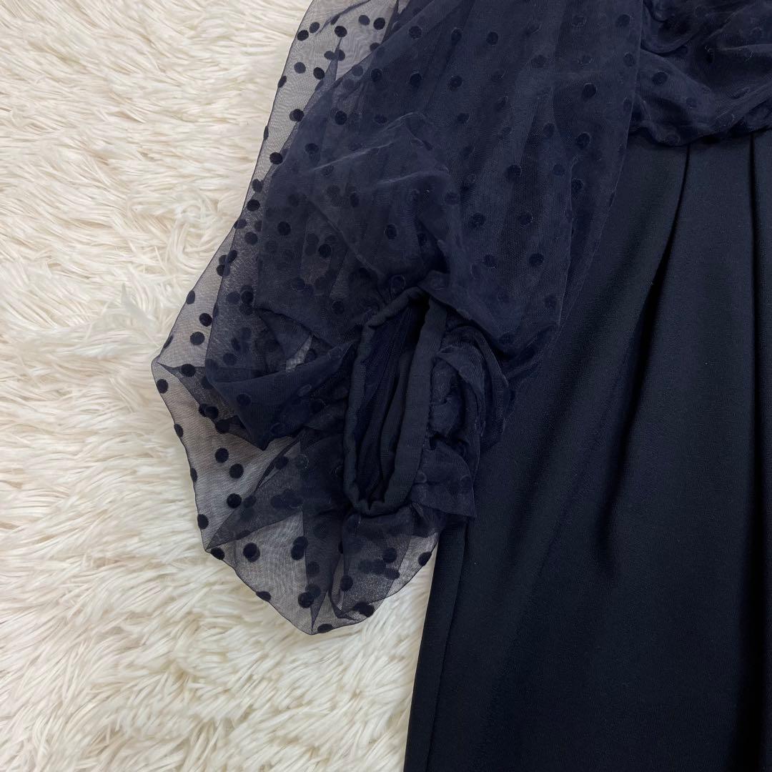 ANDRESD Flocky dot pants dress オールインワン