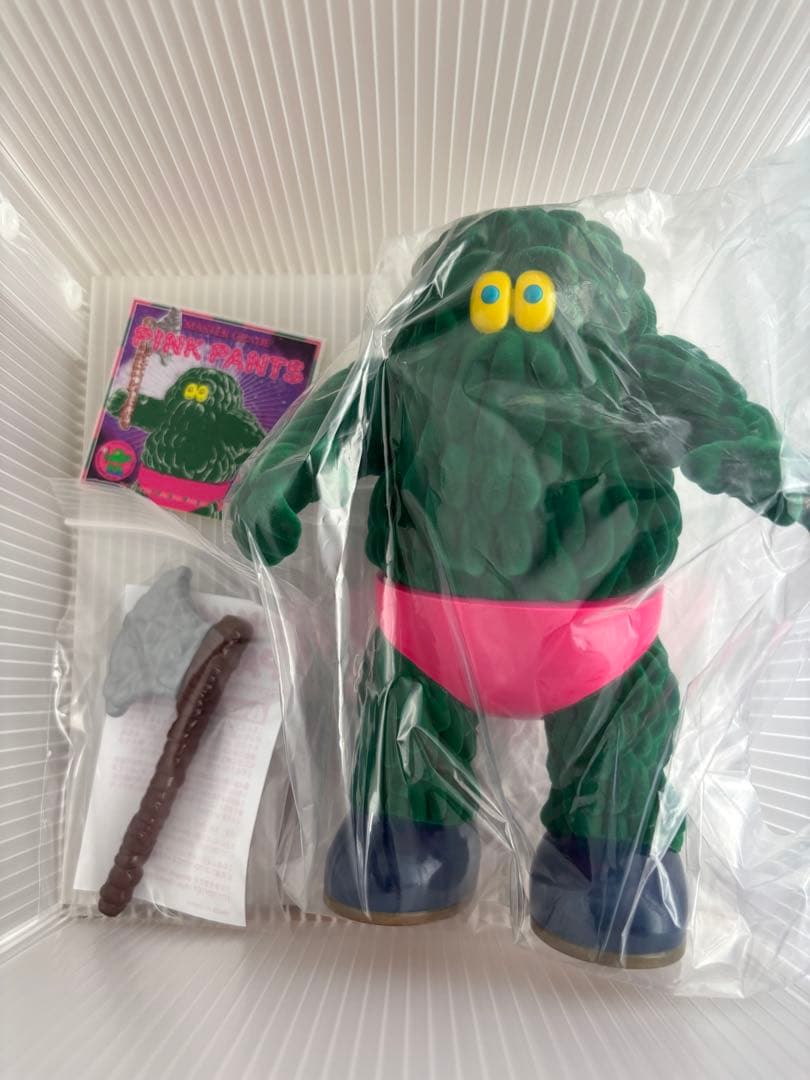 フジサキタクマ ピンクパンツ フロッキー ソフビ　モールミュータント