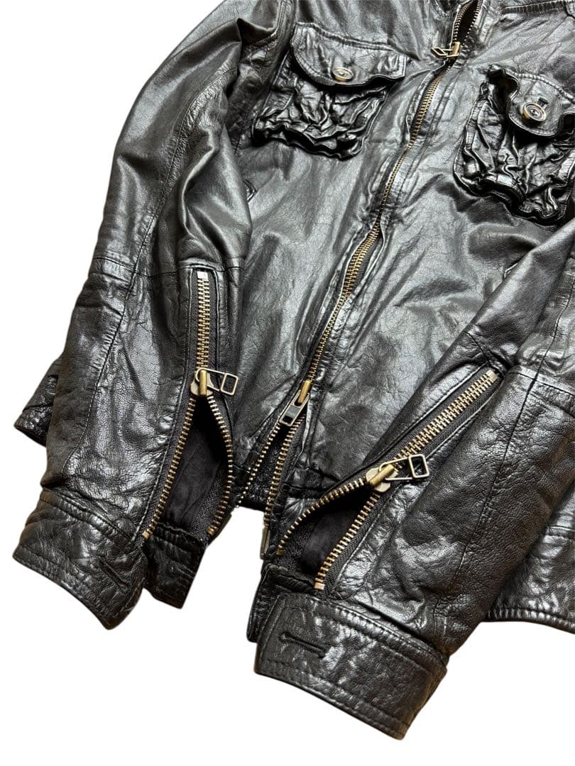 【BuffaloBobs】 シングルライダース 匠レザーシワ加工 archive