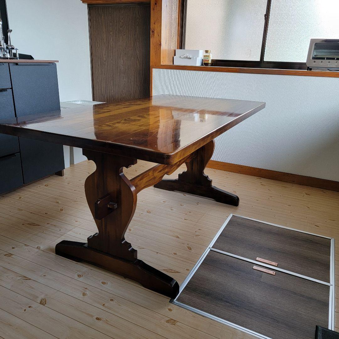 カリモク　ダイニングテーブルセット　椅子3脚