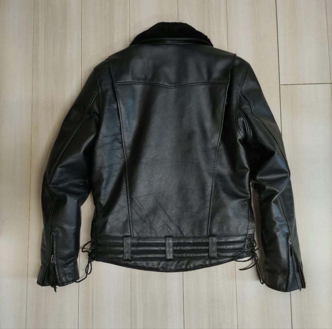 Liugoo Leathers ライダース 防寒 レザージャケット　インナー付