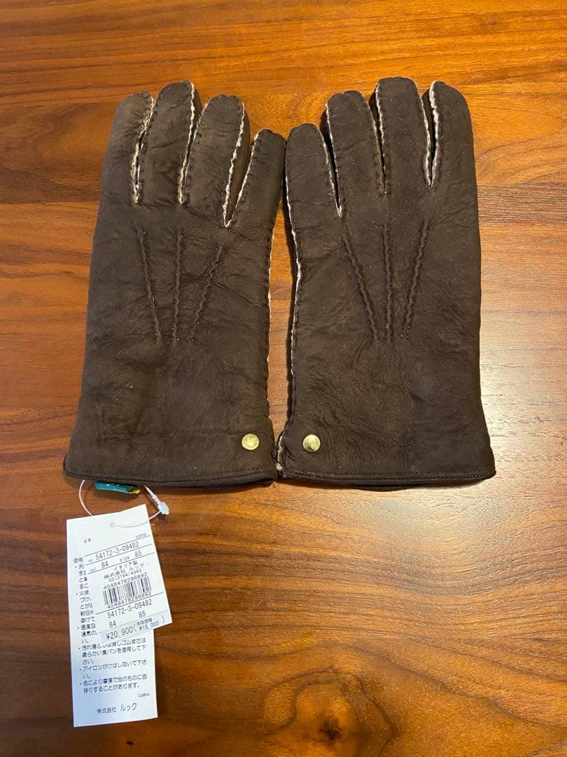 【新品・未使用】IL BISONTE　羊革手袋