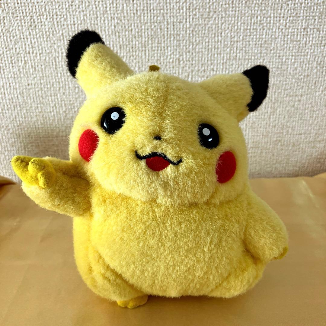 【激レア】TOMY 初期ピカチュウ ピース ぬいぐるみ レトロ