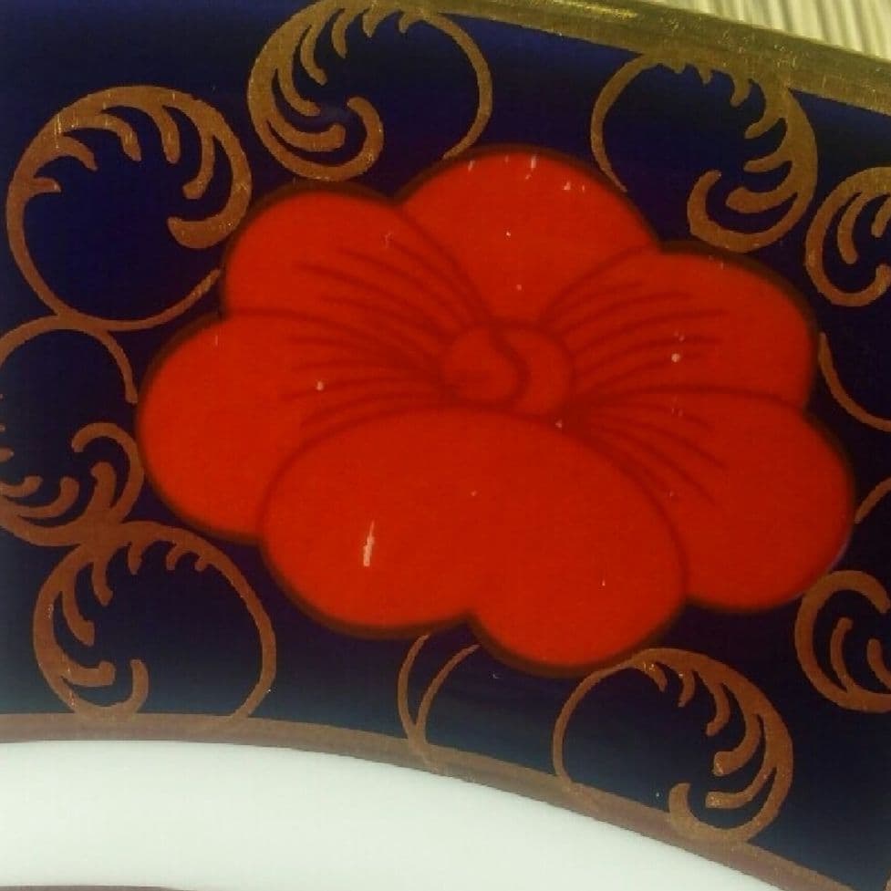 ロイヤルクラウンダービー　ケーキプレート　1128