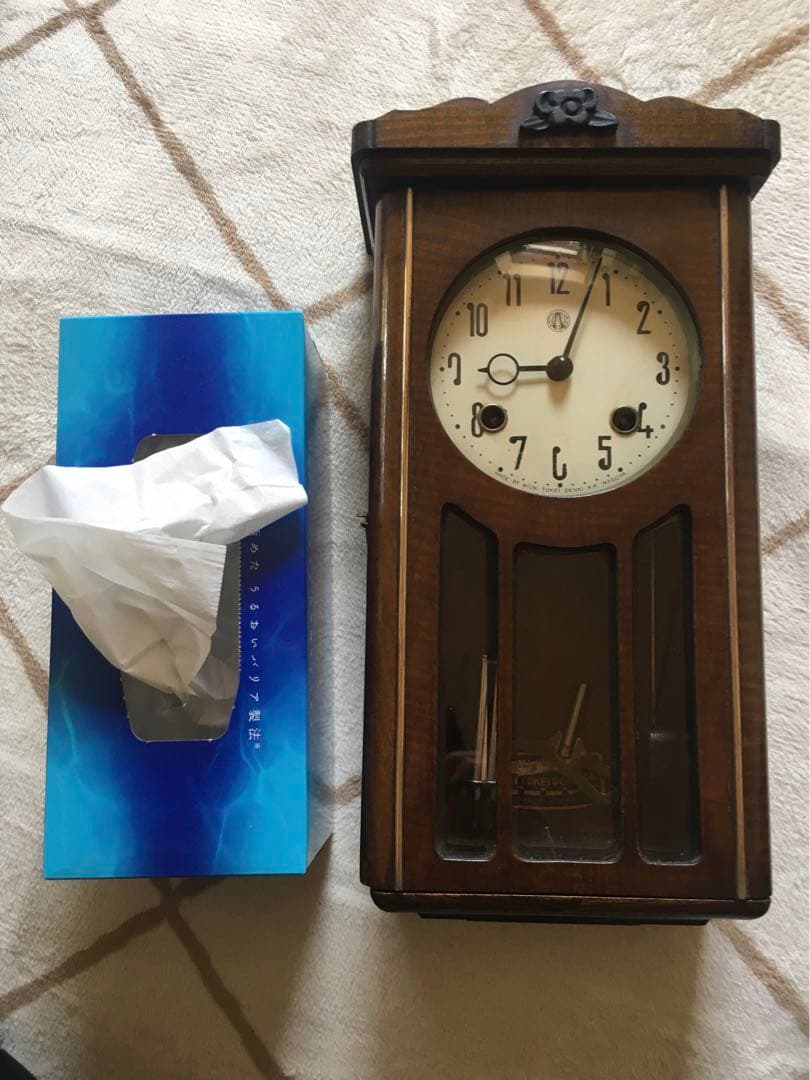 愛知時計　超小型振り子時計 美品