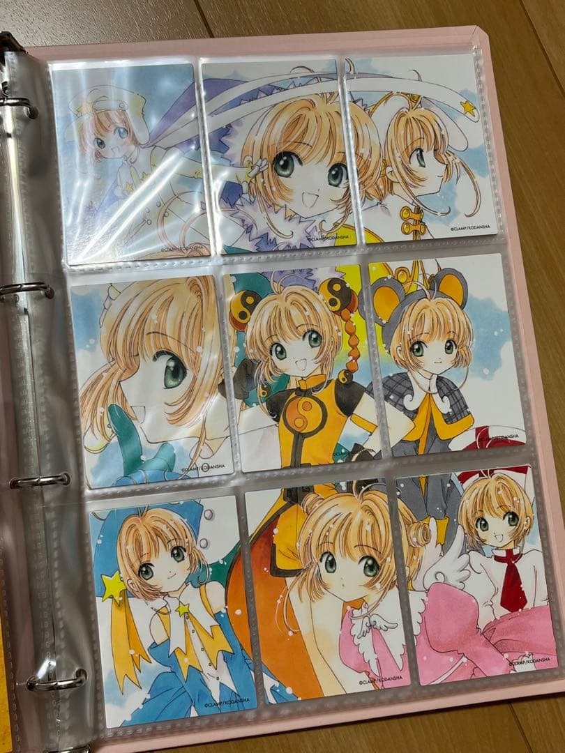 d*9様 カードキャプターさくら　トレカと公式バインダーのセット【クロウカード編
