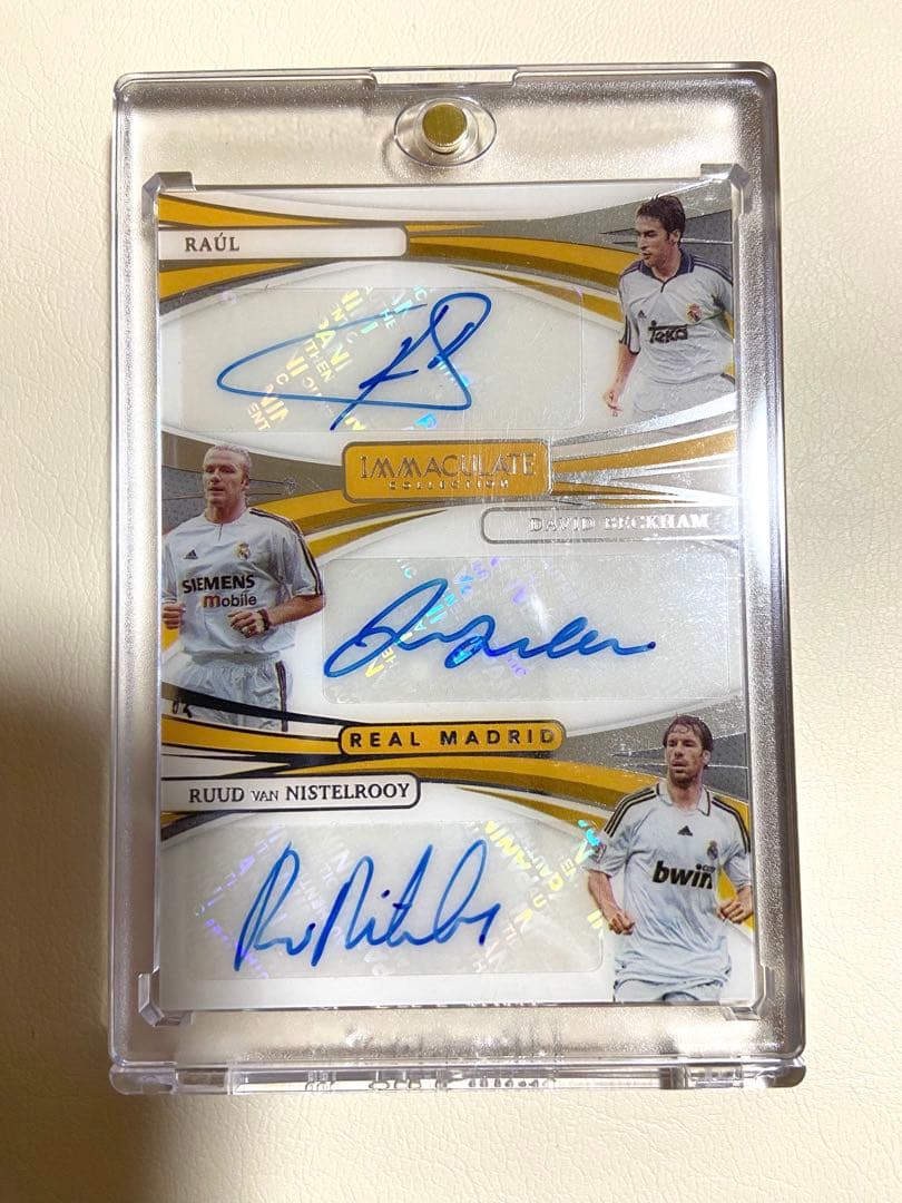 Immaculate soccer ベッカム　ラウール　ファンニステルローイ