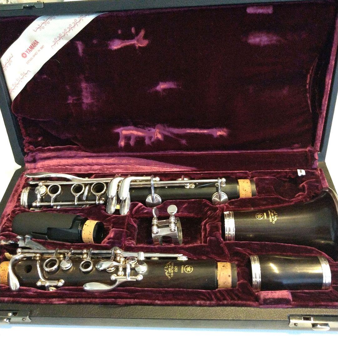 YAMAHAクラリネットycl-650 ケース バック 譜面台 メトロノーム付