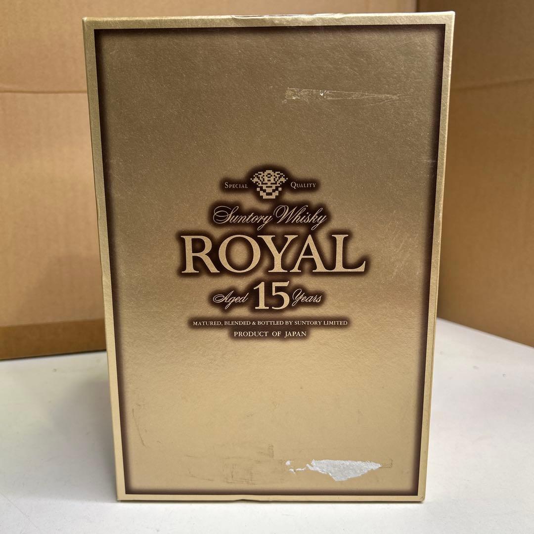 5673【未開栓】サントリー ロイヤル 15年 ゴールドラベル 750mL