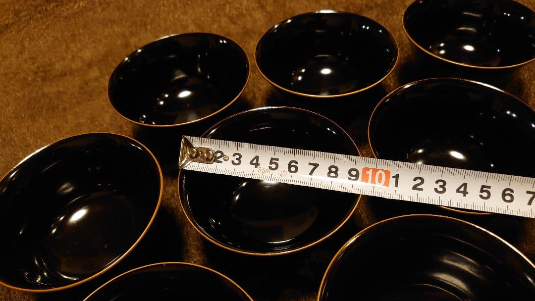 輪島塗　漆器　蕎麦猪口　湯呑み　猪口　向付　１０客