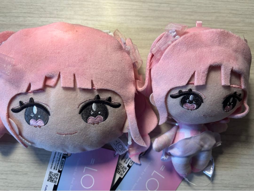 ＝LOVE イコラブ　ぬいぐるみ　フェイスパスケース　齋藤樹愛羅　2種セット