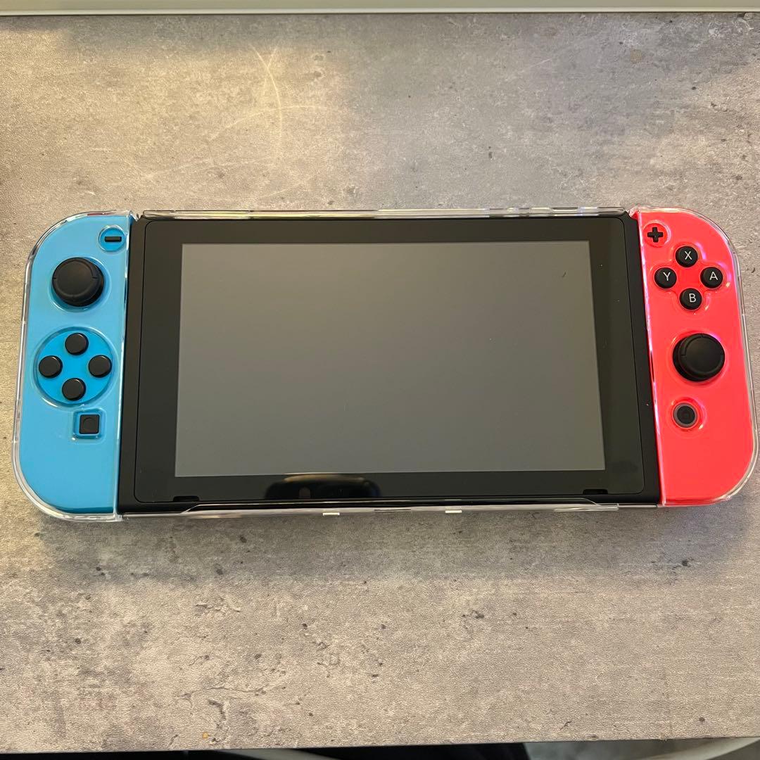 【美品】Nintendo Switch 本体(クリアケース付き)