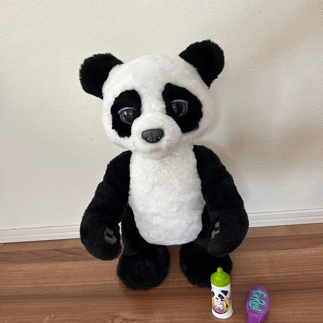 ファーリアル　遊ぶのだいすきパンダのプラム　ぬいぐるみ　人形　ごっこ遊び