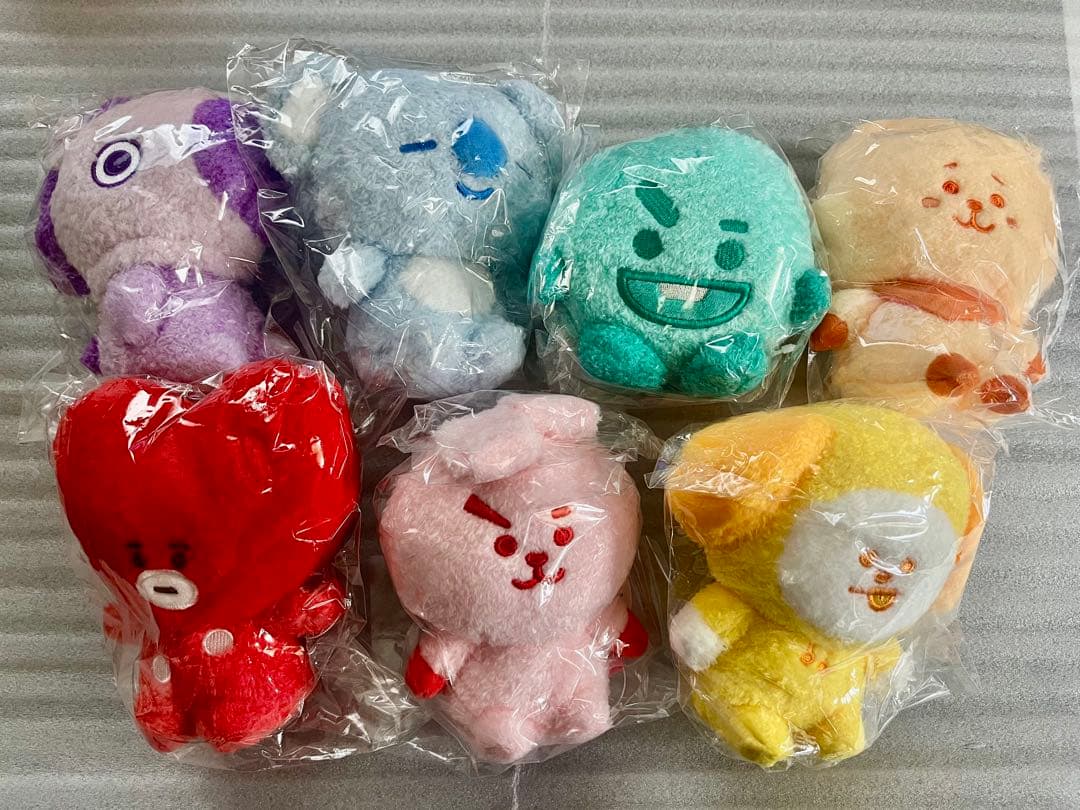 最終値下げ　BT21 5周年記念 レインボーカラービーンドール コンプリート