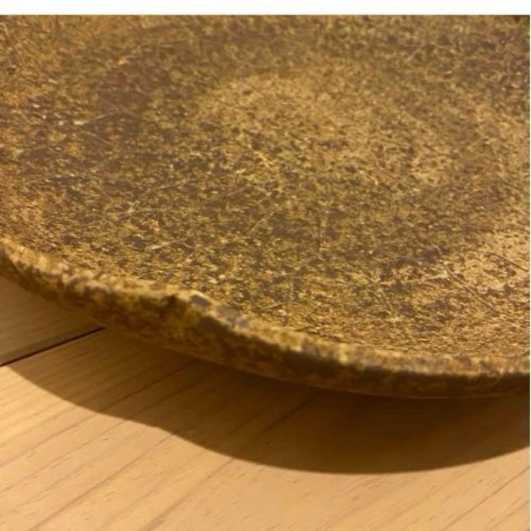 【未使用品】萩伊羅保線文字鉢　野坂康起造　共箱　布付き　山口県指定無形文化財