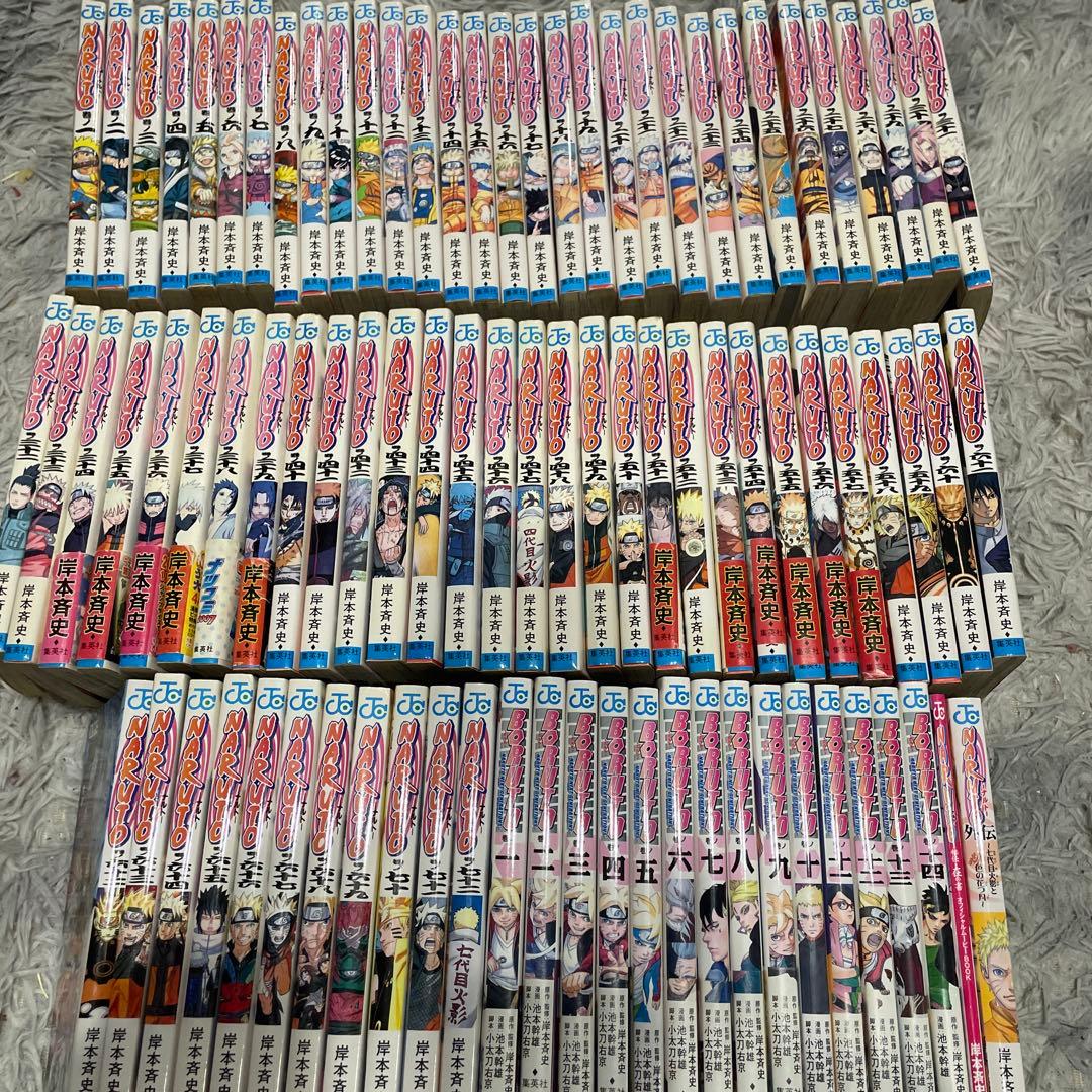NARUTO 全巻セット 1巻～72巻＋外伝、BORUTO14巻