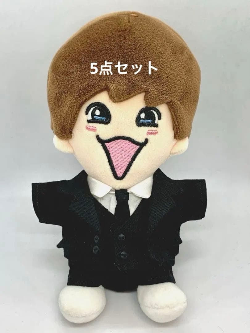 ちびぬいスーツ　オーダー　ブラックスーツ5点セット