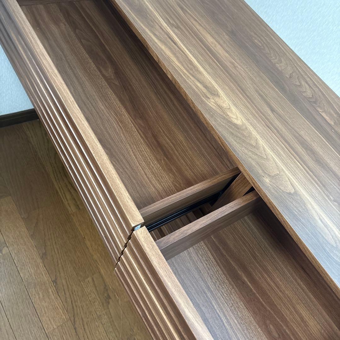 チェストタンス洋服収納クローゼット ローチェスト木目調スチール脚