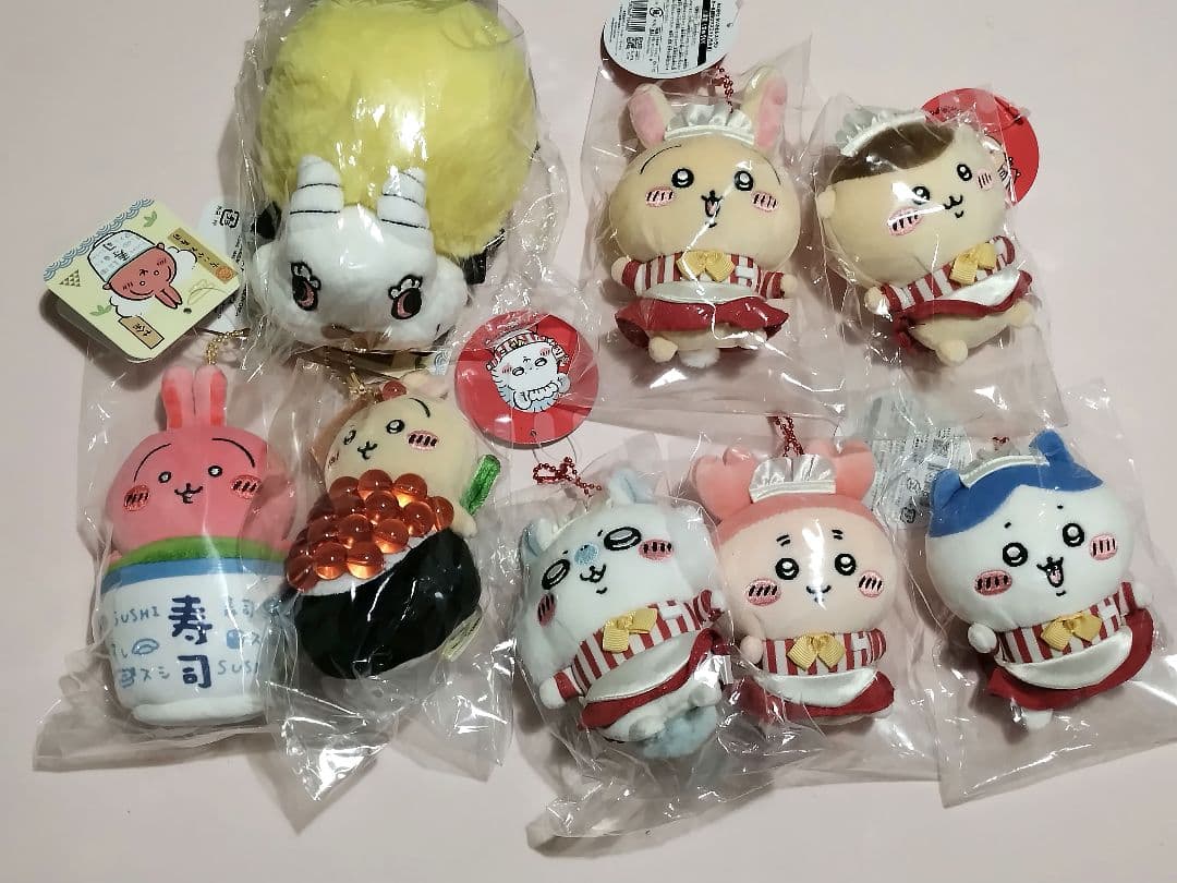 ちいかわ　ぬいぐるみ　マスコット　8個セット