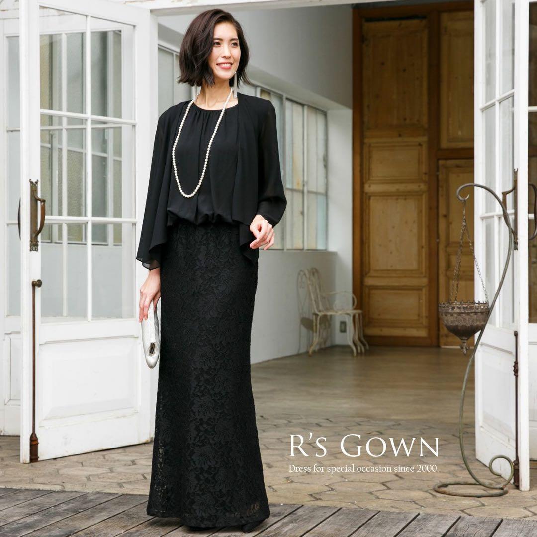 アールズガウン マザーズドレス Sサイズ ブラック