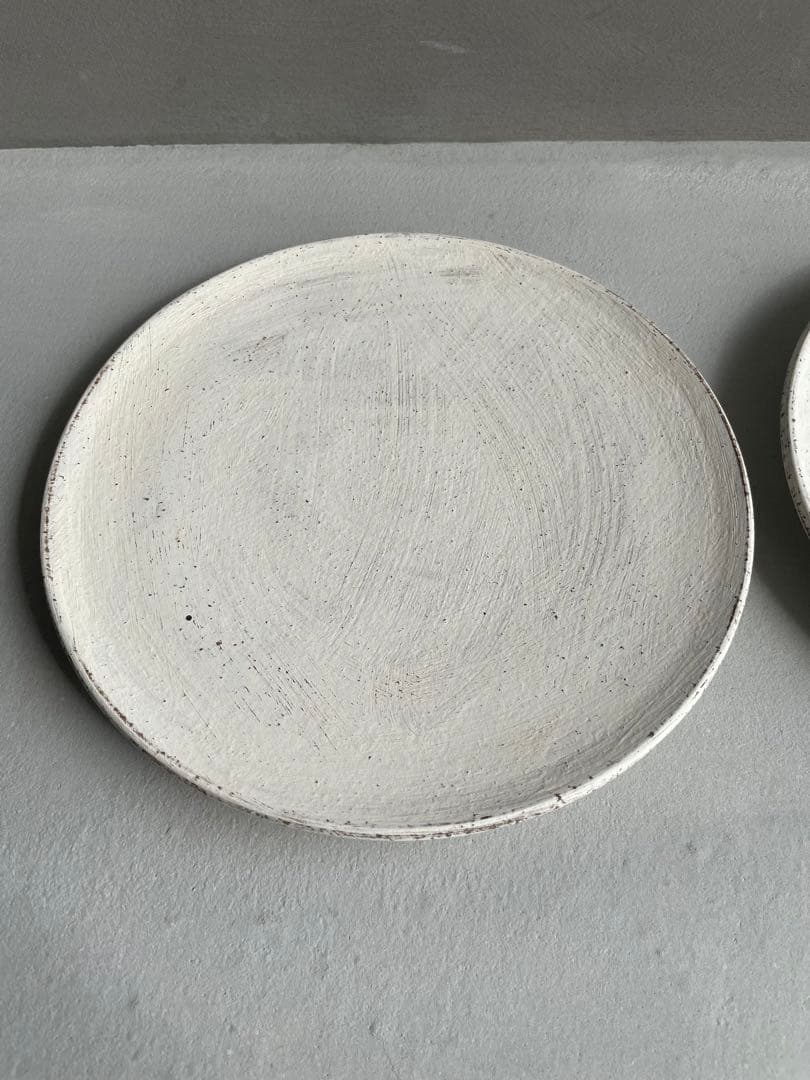 二階堂明弘 プレート 皿 パスタ皿 カレー皿 パン皿 ホワイト 2枚セット