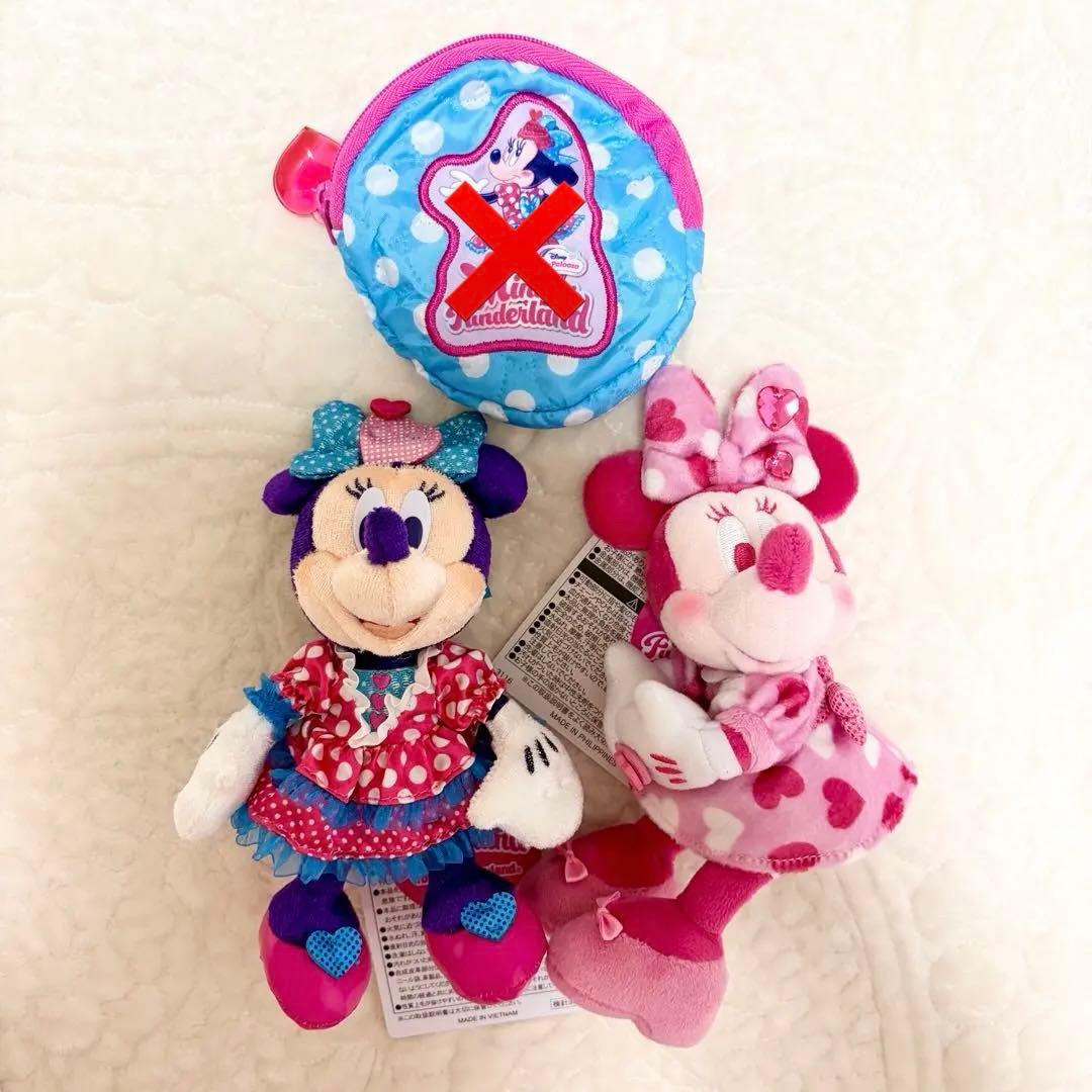 ディズニー ミニパル ミニー ぬいぐるみバッジ ぬいぐるみチャーム カプセルトイ