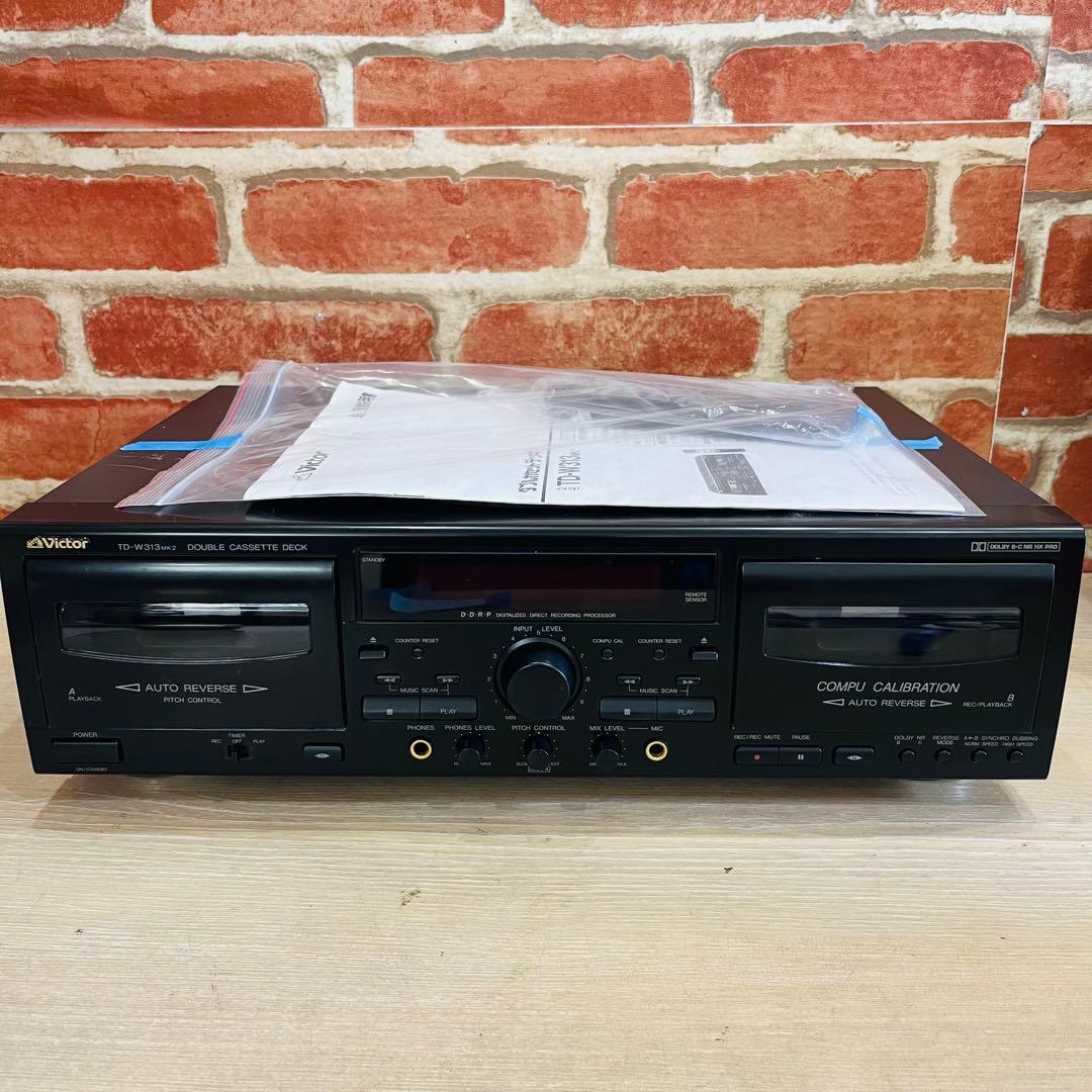 K3317【ビクター】Wカセットデッキ TD-W313 MK2