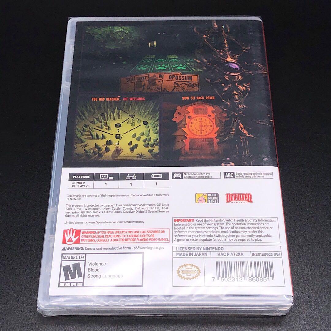 Inscryption インスクリプション switch ニンテンドースイッチ