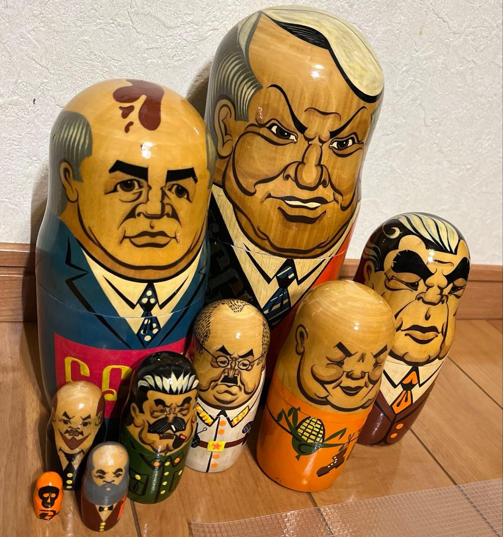ソ連、ロシアの政治指導者　マトリョーシカ