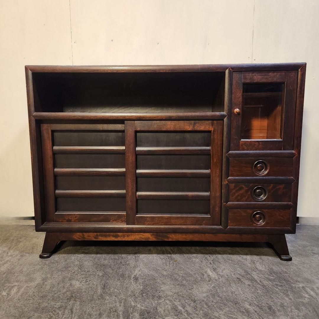 希少!!年代物 松本民芸 サイドボード 飾り棚 キャビネット