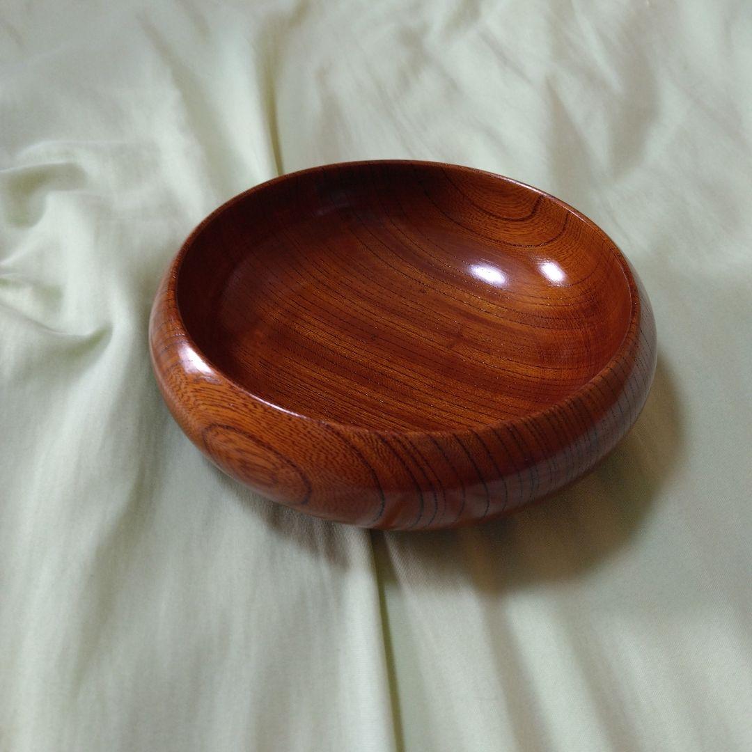 小田原漆器　欅（けやき）くりぬきボウル　大×1　小×5セット