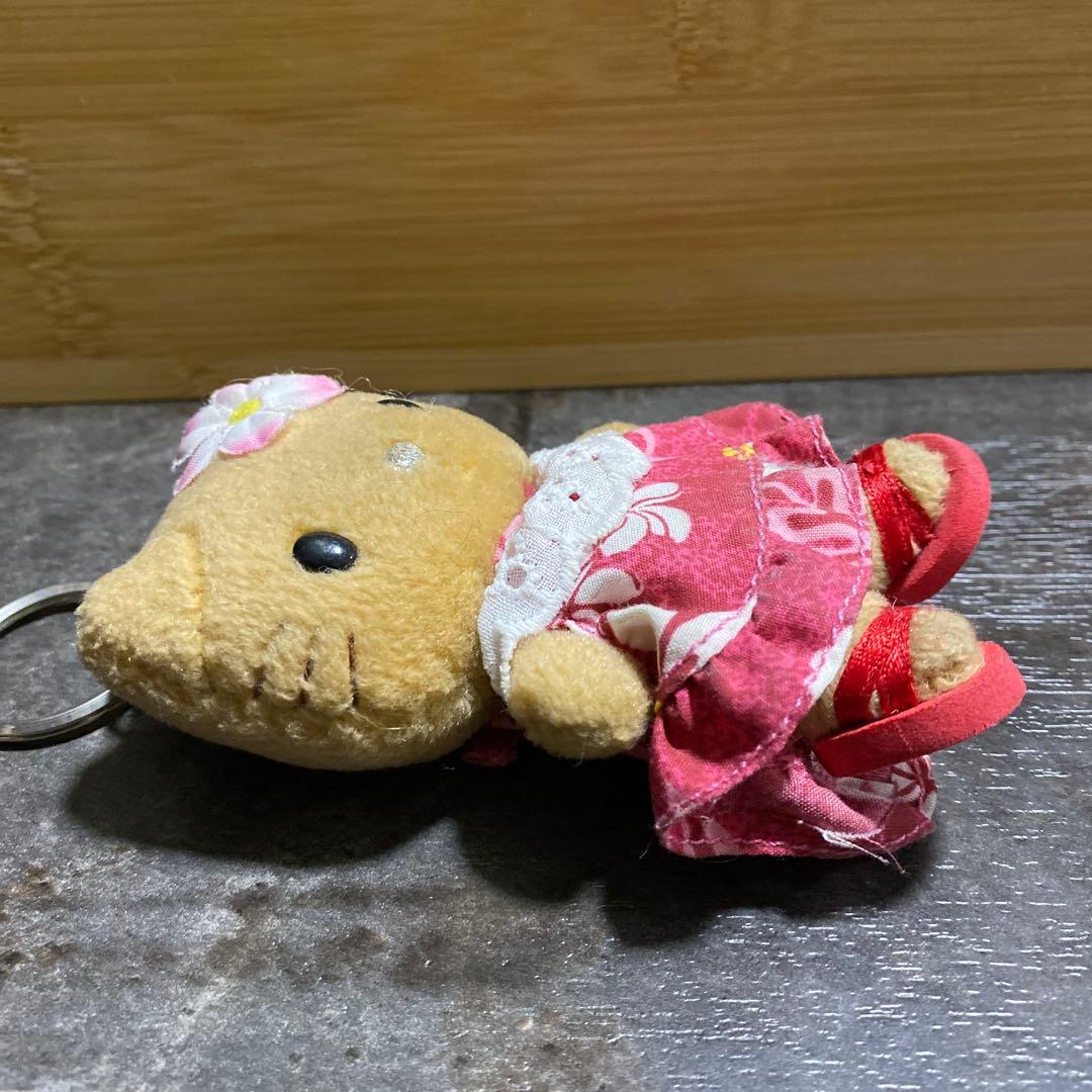 激レア！当時物　ハローキティ　日焼け　ハワイ　ぬいぐるみキーホルダー　レトロ 9