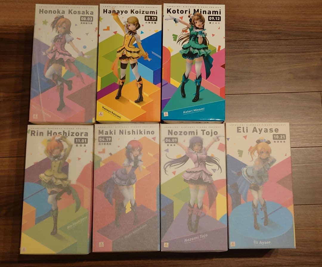 μ's バースデーフィギュア セット（7名）
