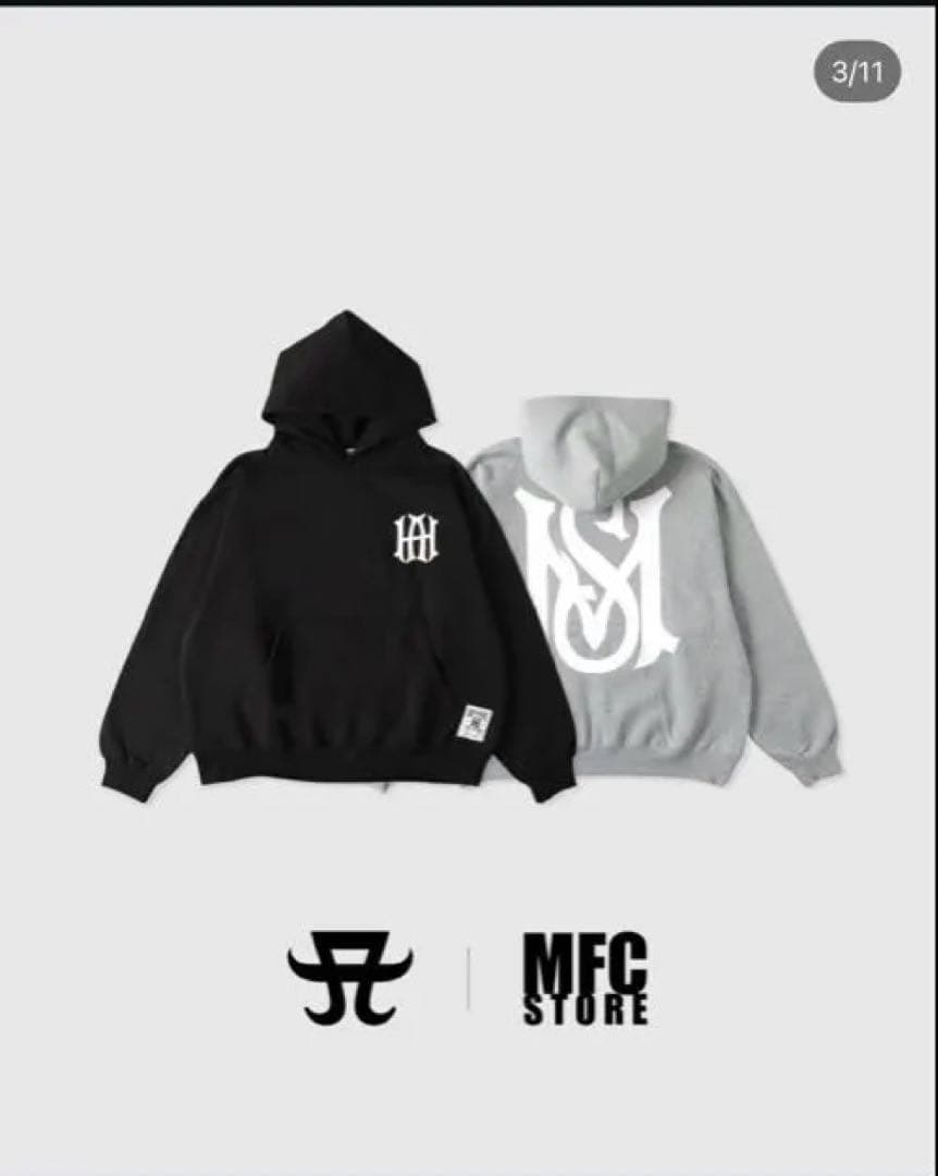 浜崎あゆみ x MFC STORE ブラックパーカー
