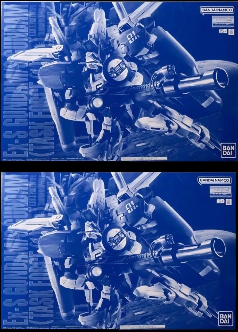 新品未組立2個セットＭＧ1/100 Ｅｘ-Ｓガンダム タスクフォースα Ｖｅｒ.