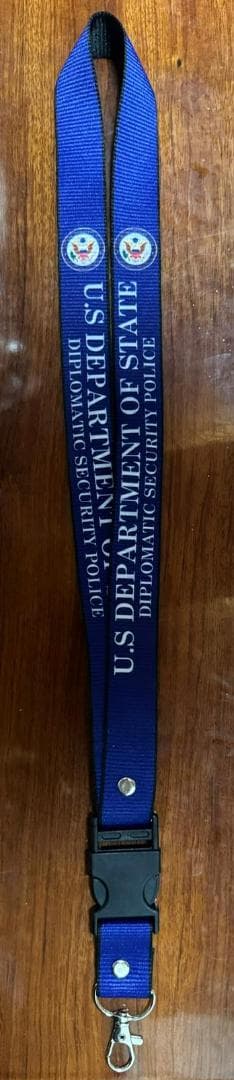 US Diplomatic Security Police ネックストラップ米軍