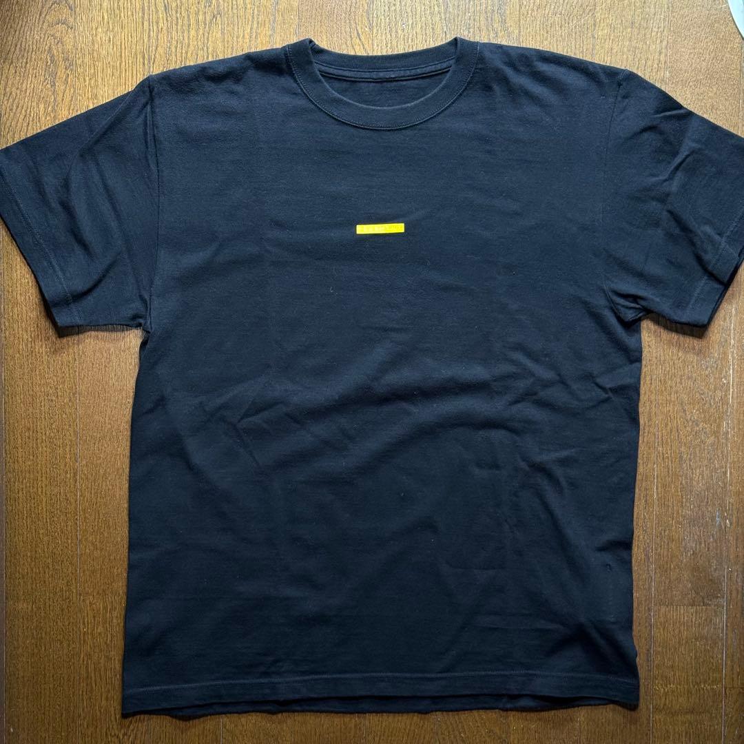 sacai x FRAGMENT DESIGN Tシャツ 黒 size3