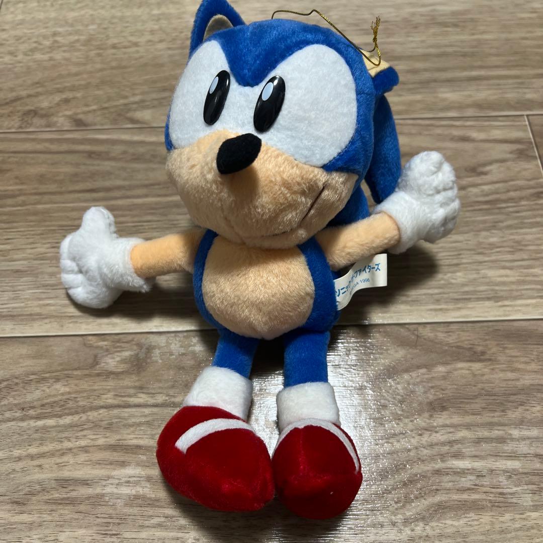 セガ ソニック・ザ・ファイターズ 1996 ソニック　ぬいぐるみ