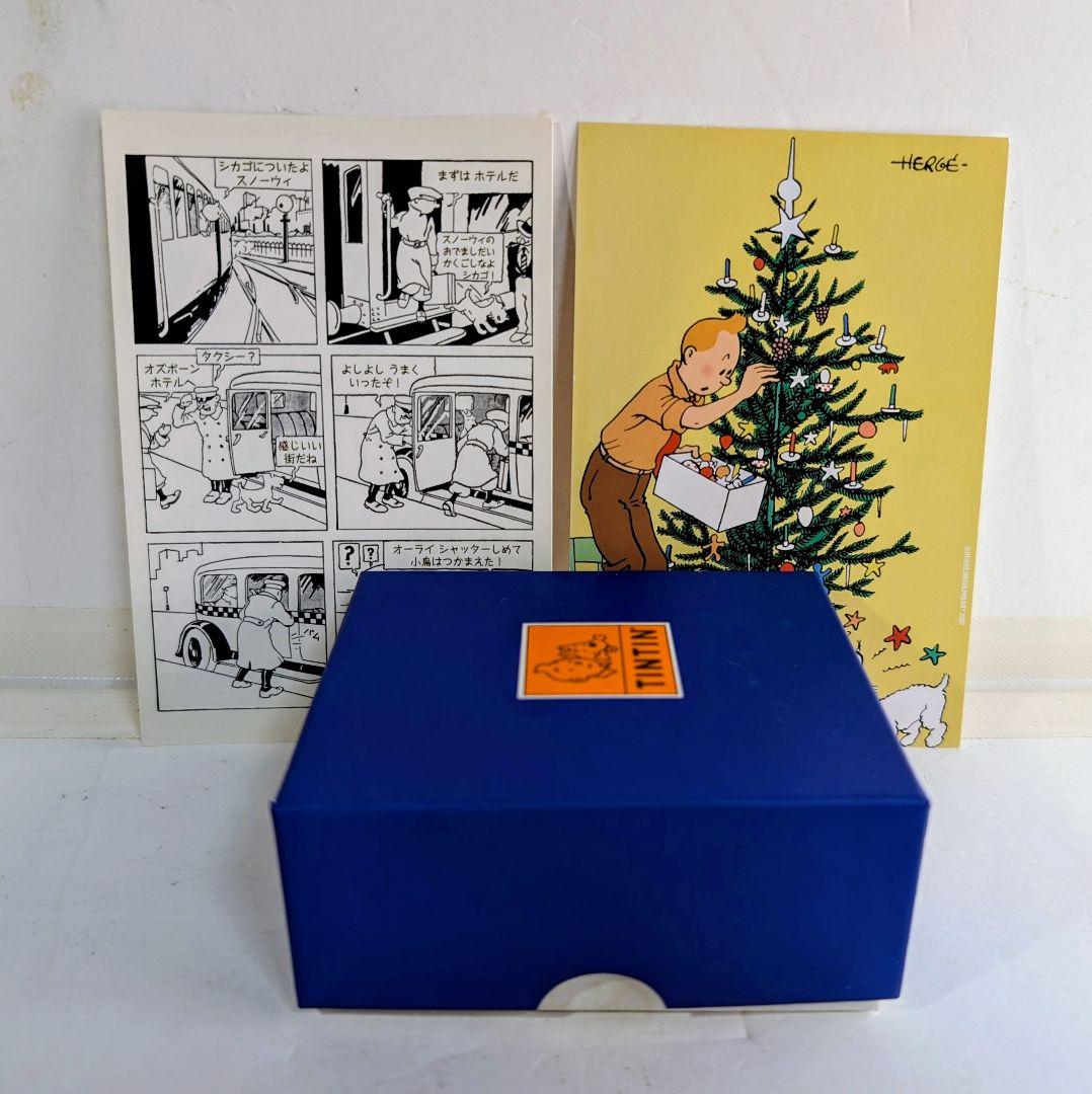 美品〈TINTIN タンタンの冒険 腕時計 スクエア型 2005年フランス製〉