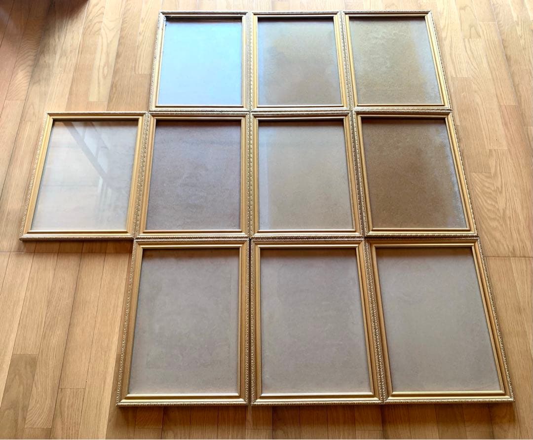 ◆額縁 金縁 まとめ売り10個 アンティークインテリア ゴールドゴージャス③