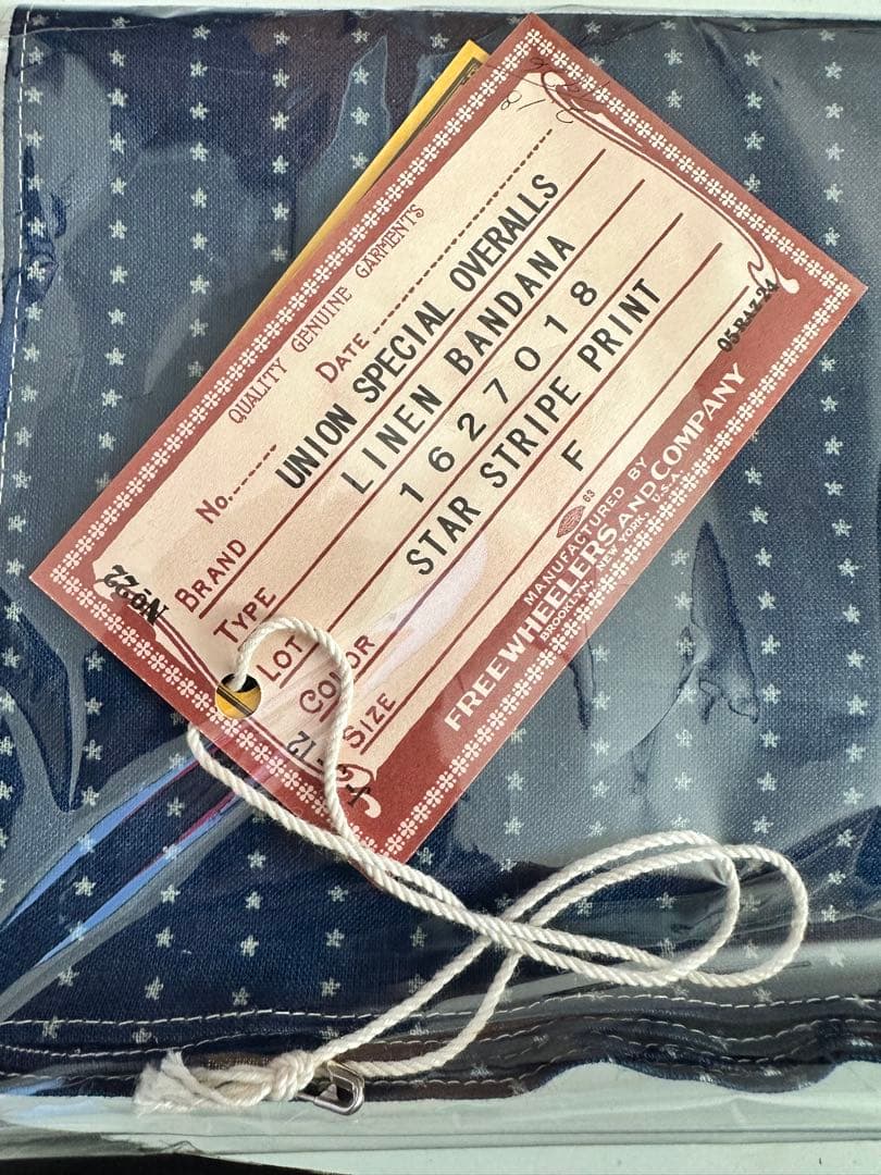 フリーホイーラーズ ・リネンバンダナ・スターストライプ