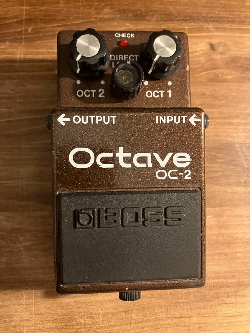 g*a様 【レア】BOSS OC-2 オクターブエフェクター　箱付き