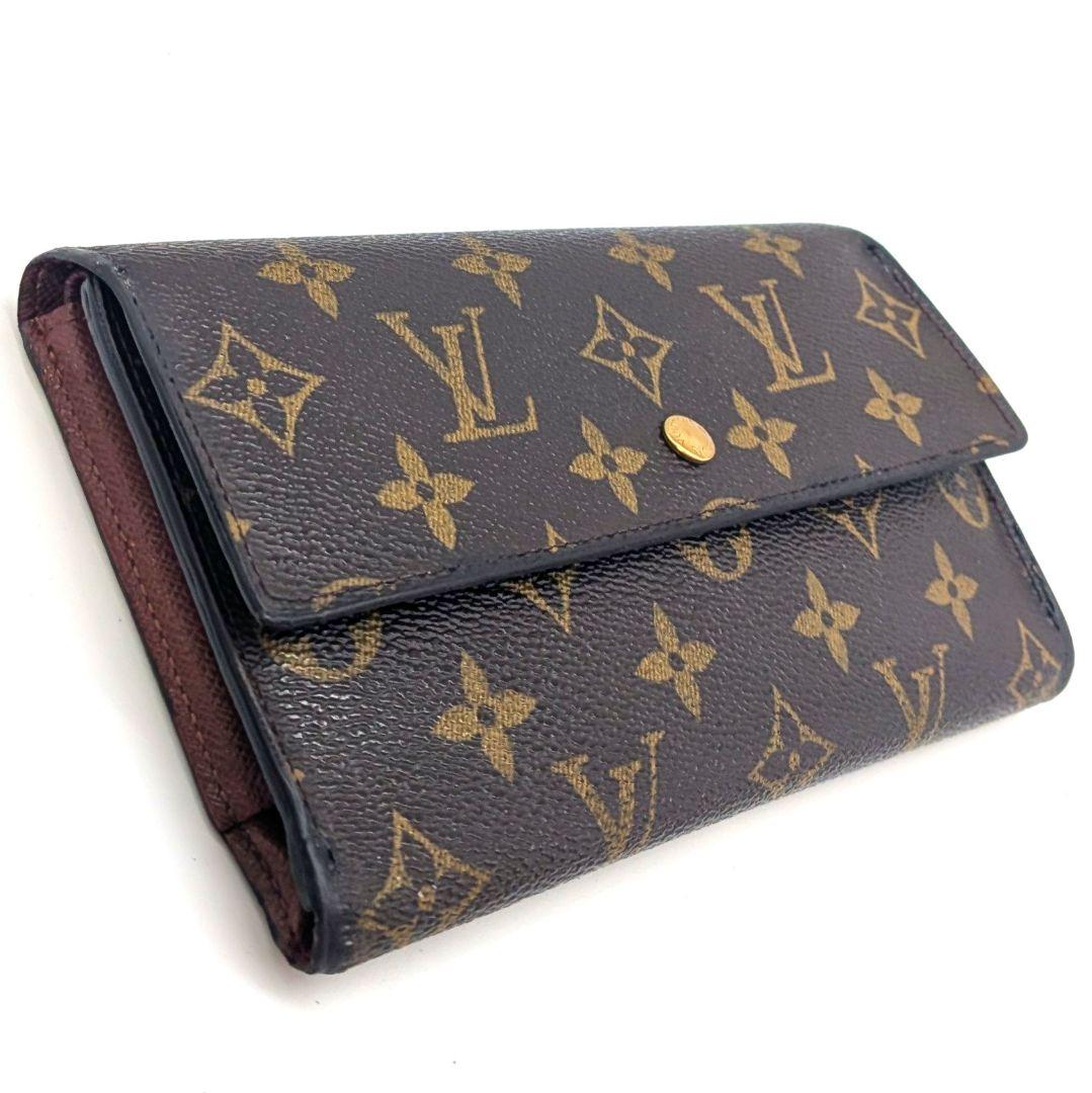 ルイヴィトン モノグラム インターナショナル 三つ折り長財布 B23