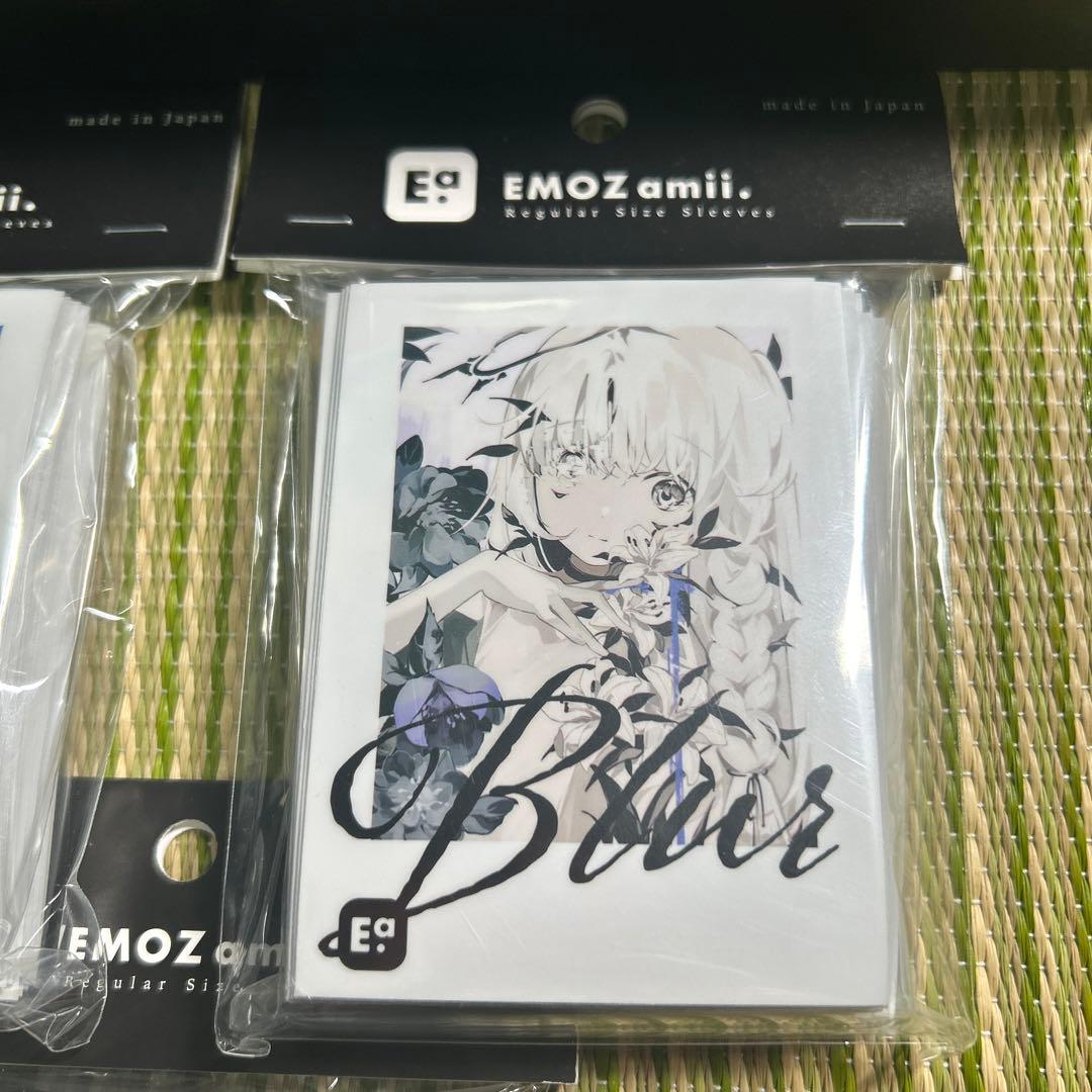 blur EMOZamii. プレイマット スリーブ3種類　とあす　未開封