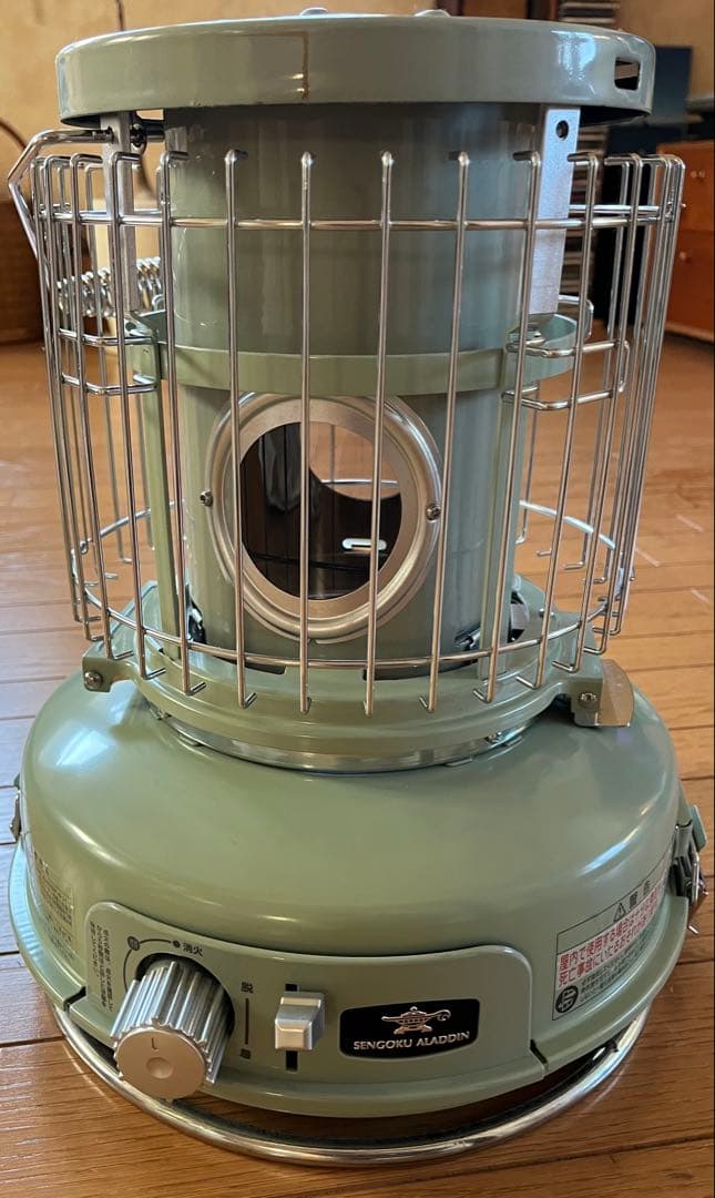 センゴクアラジン　ポータブルガスストーブ グリーン