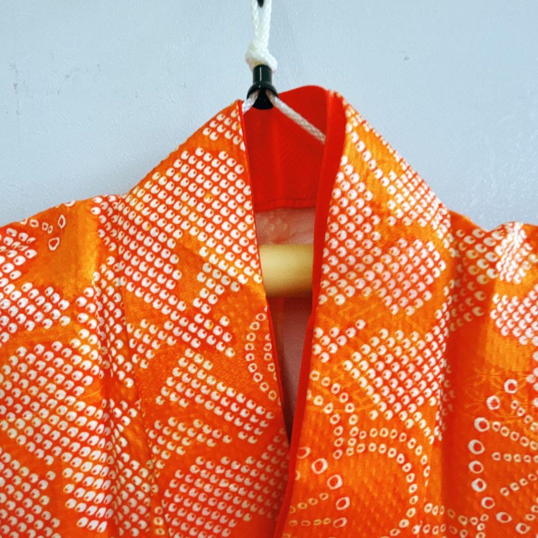 七五三セット　7歳女の子　化繊　総しぼり柄　豪華刺繍　52337