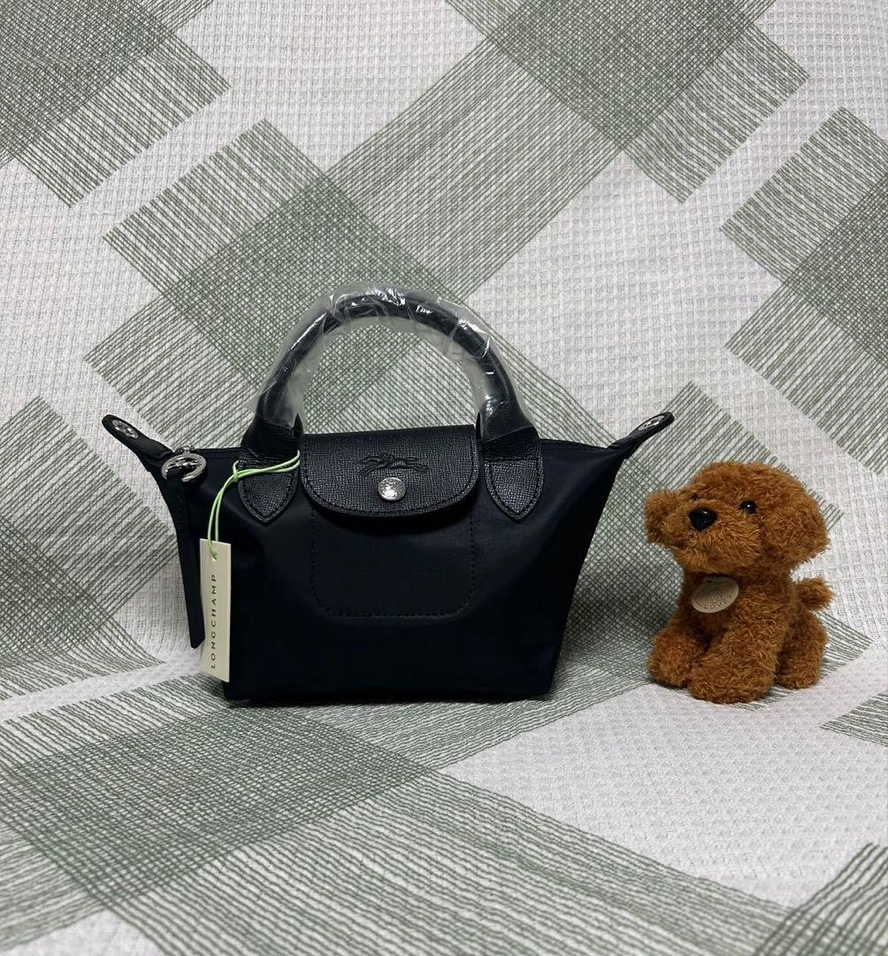 《LONGCHAMP》プリアージュ トップハンドバッグ　XS/黒